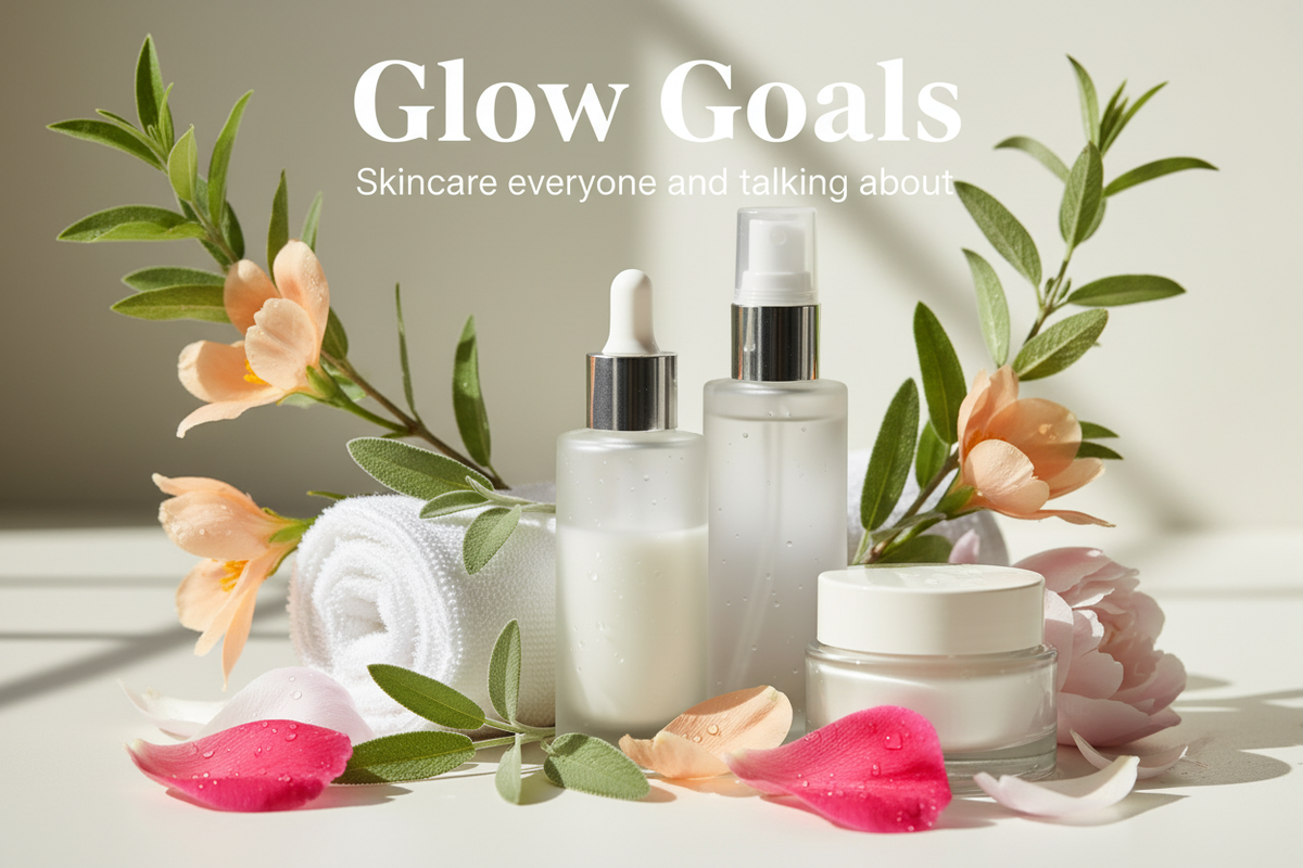 Catchy Glow Goals skincare collection image