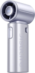 JISULIFE Life9S Handventilator, Turbo Power, tot 22 uur looptijd, 5000 mAh accu, 5-speed wind, mini-zakformaat, draagbare ventilator voor reizen, concerten, zwart