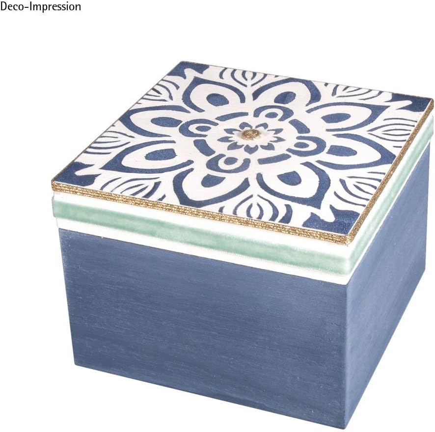 Rayher 62815000 houten kist met deksel voor ambacht, doe-het-zelf houten bewaardoos, 20 x 12 x 9 cm