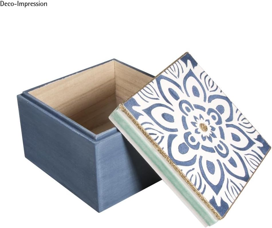Rayher 62815000 houten kist met deksel voor ambacht, doe-het-zelf houten bewaardoos, 20 x 12 x 9 cm