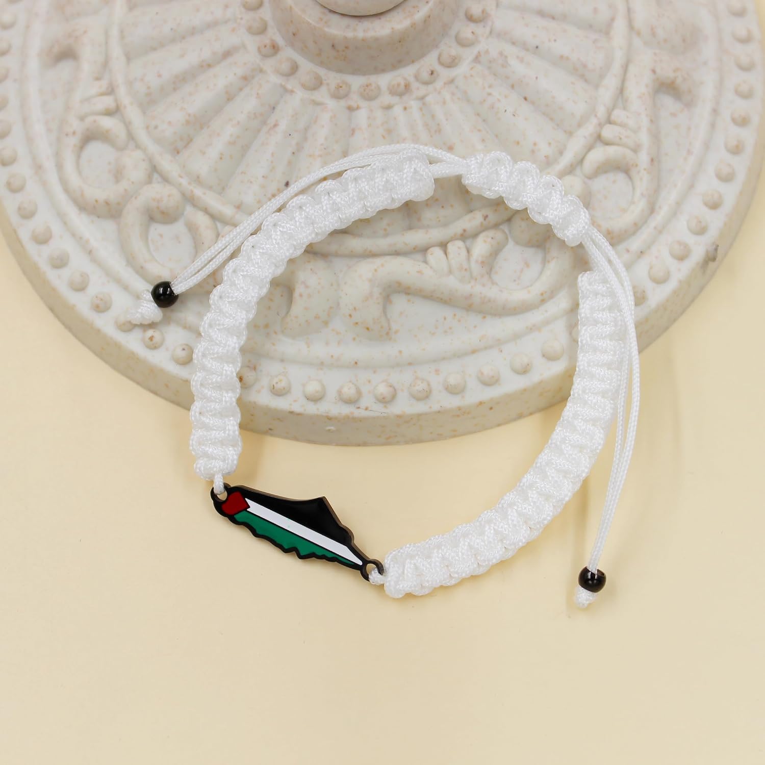 Palestina-kaartarmband, handgemaakte, verstelbare sieraden van touw, Midden-Oosters geloofsgeschenk voor mannen en vrouwen, unisex culturele armband YA5882