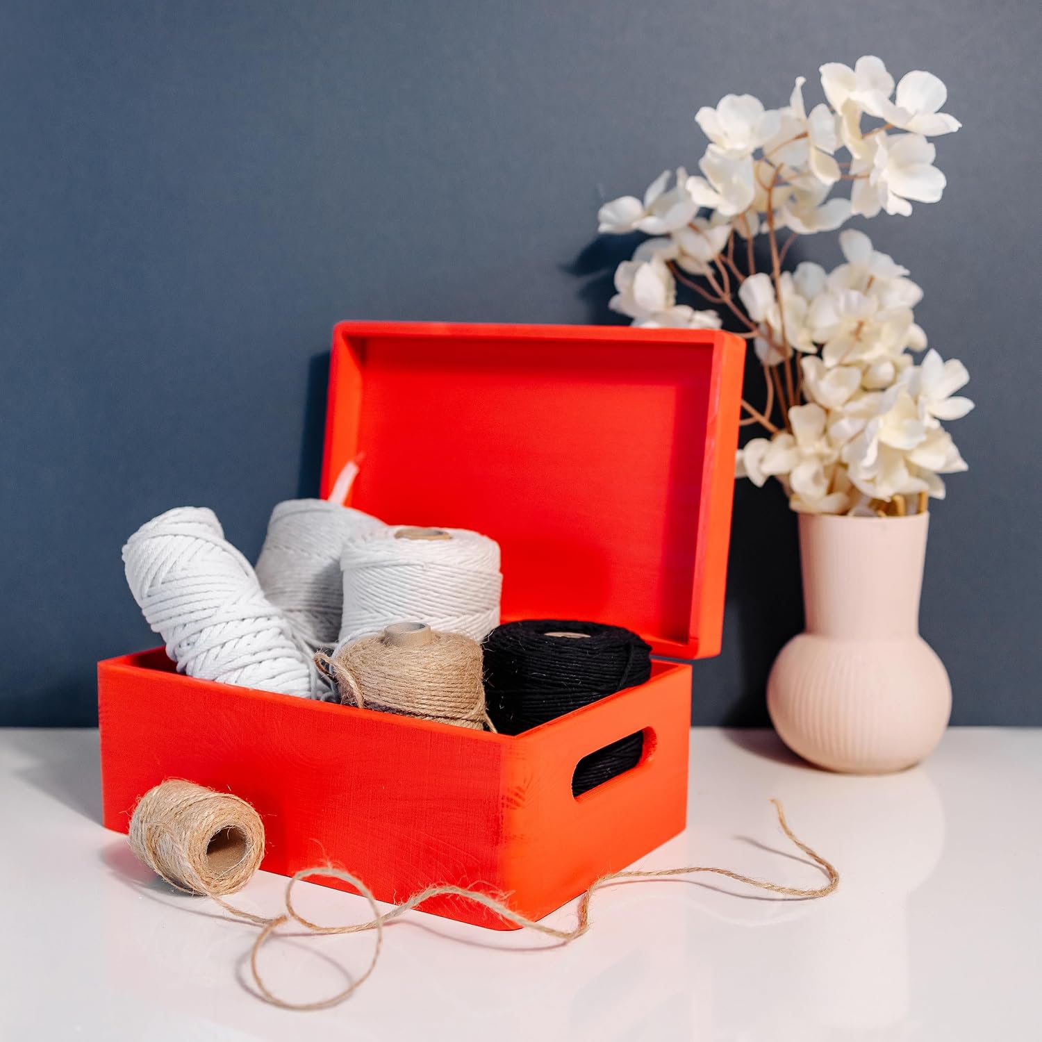 Creative Deco Grote Houten Doos Opberg-Kist | 30 x 20 x 14 cm (+/-1cm) | Met Deksel en Handvat | Perfect voor Documenten, Voorwerpen, Speelgoed, Gereedschap, Kerstmis | RUW EN ONVERZEGELD