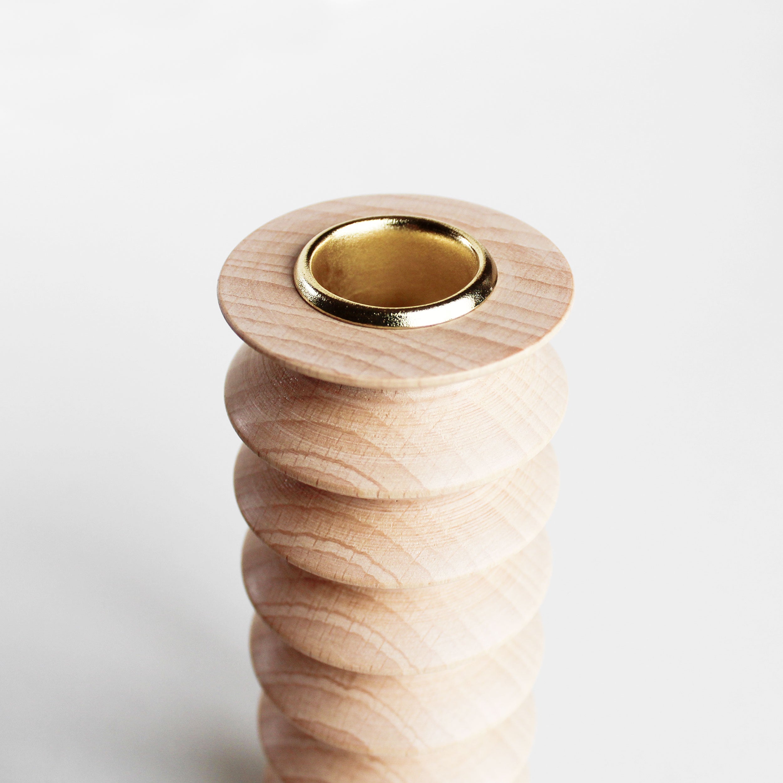 Totem Wooden Candle Holder - Tall Nº 2