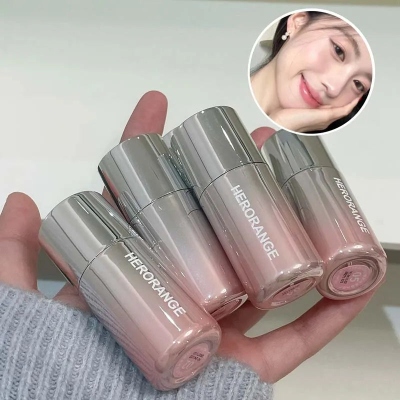 Korean Liquid Powder Blusher Natural Enhancement Color Low Saturation Matte Multi-purpose Powder Blusher Liquid Water Gloss