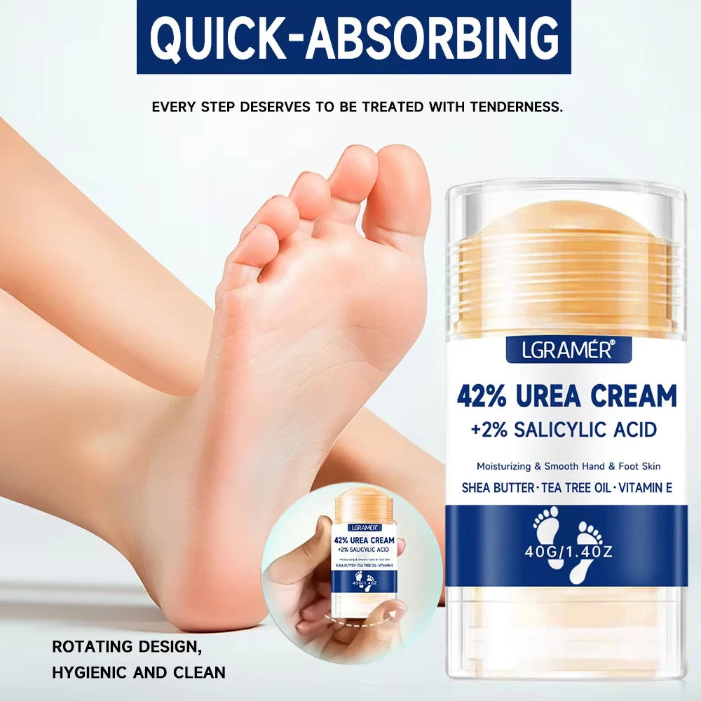 42% Urea Foot Cream + 2% Salicylic Acid Intensive Hydrating Foot And Hand Care Moisturizing Foot Cream And Hand Cream
