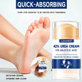 42% Urea Foot Cream +2% Salicylic Acid Moisturizing & Exfoliating, Cracked Heel Repair, Deep Hydration for Dry Feet Long protect
