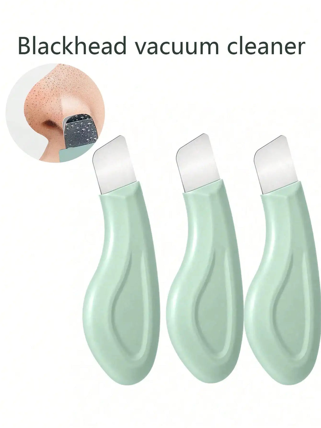 1pc Nose Blackhead Remover Tool Gentle Facial Pore Cleanser Silicone Facial Scraper Skin Scrub Facial Scraper Skin Care Tools