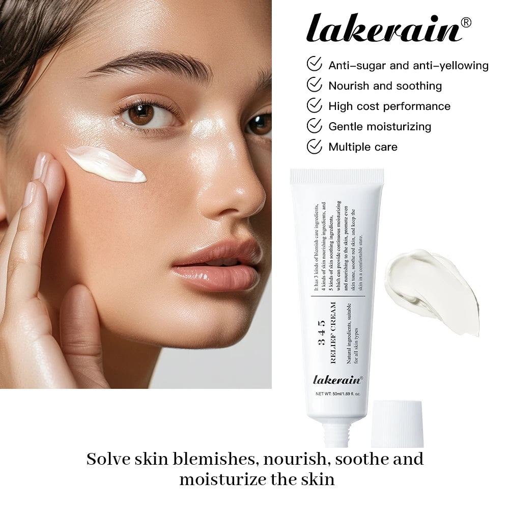 345 Soothing Cream | Daily Face Moisturizer | Spot Treatment || For All Skin Types