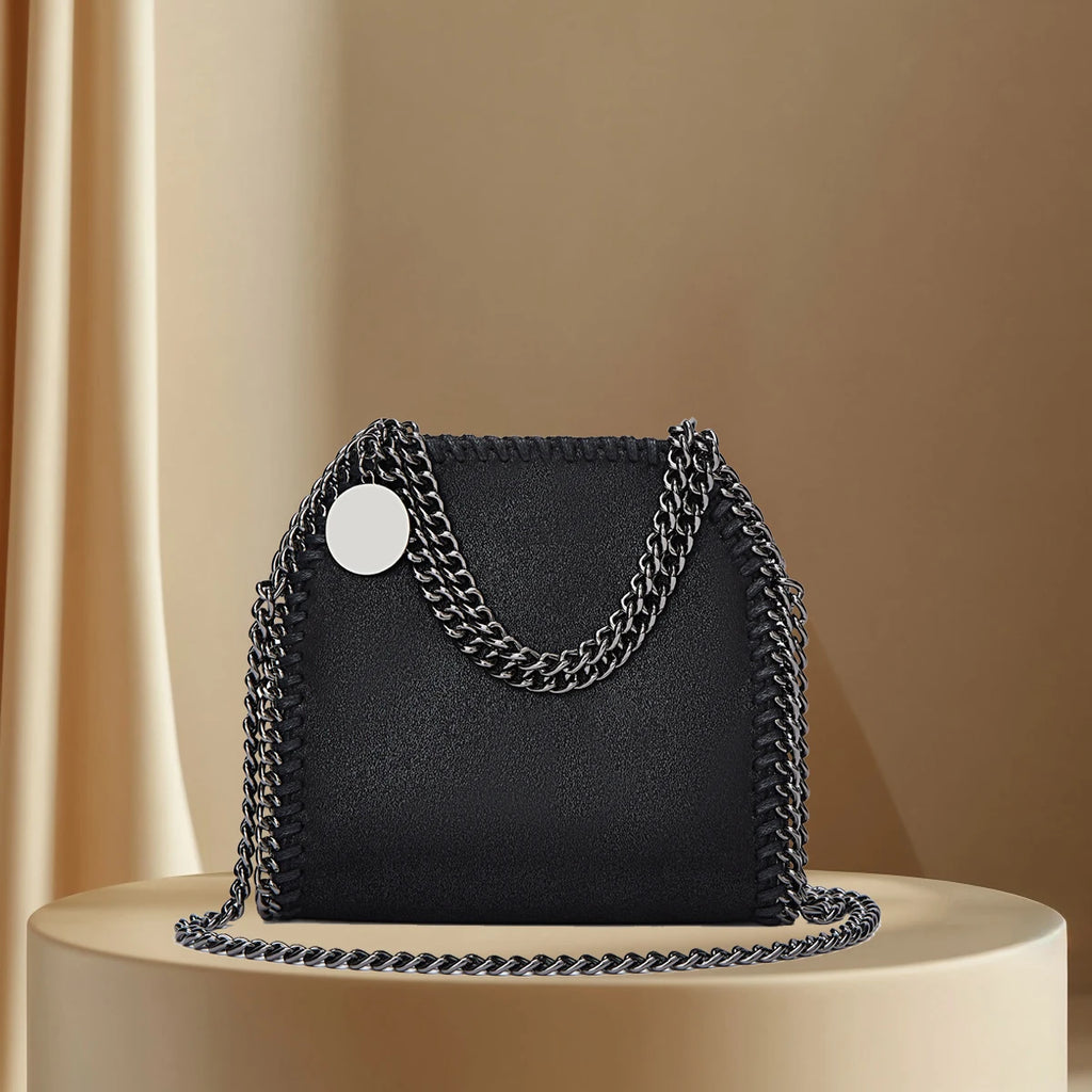 Luxury Designer Women's Chain Crossbody with Quilted Purses and Shoulder Strap  Female Ladies Hand Bags