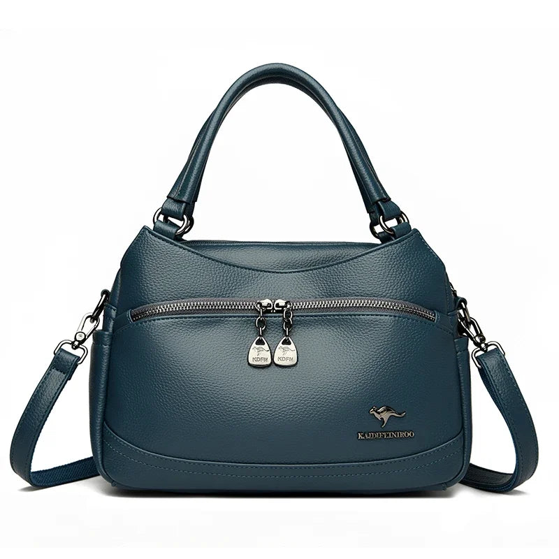 Women's Handbags Trend 2024 Designer Female Leather Shoulder Bags Luxury Brand Ladies Hand Bags Large Capacity Shopping Bag Sac