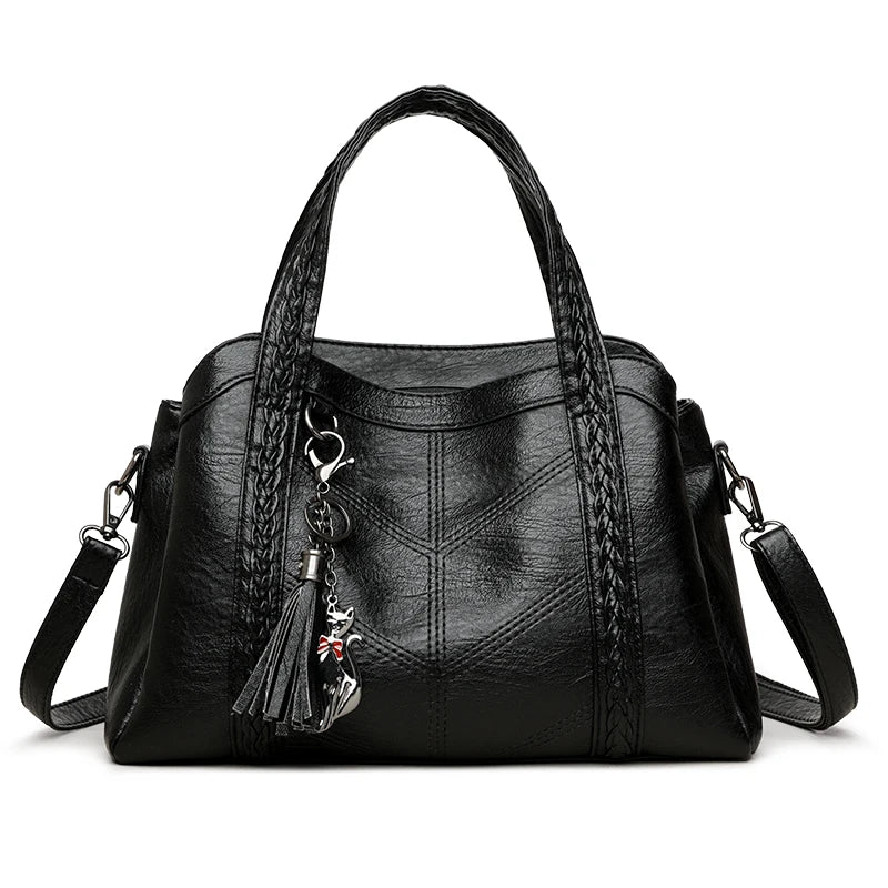 Luxury Handbags Women Leather Shoulder Bags Designer Ladies Crossbody Hand Bags for Women 2025 High Capacity Casual Tote Bag Sac