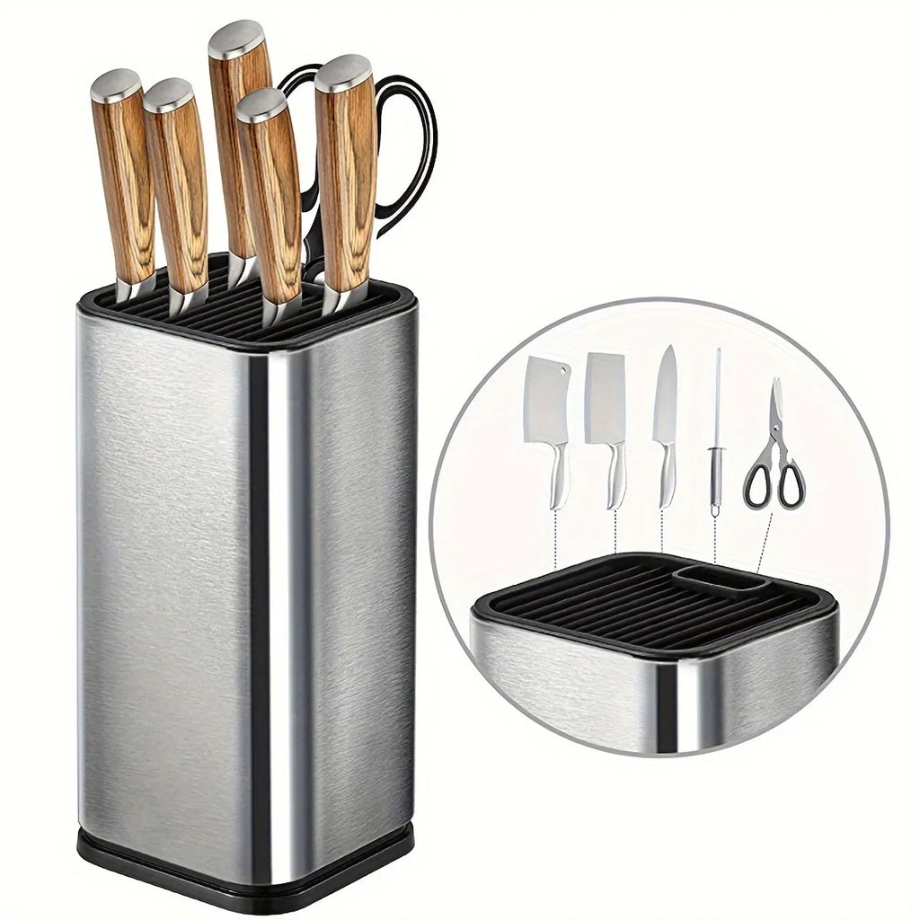 1Pc Single Hole Knife Holder, Kitchen Storage Rack, Vegetable Knife Holder, Household Tool Storage Rack