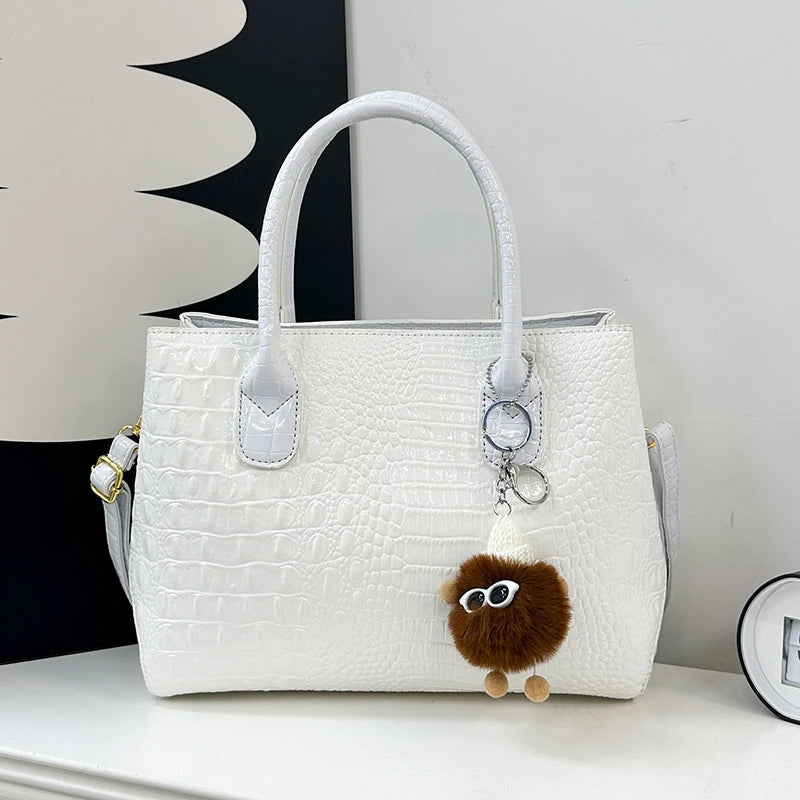Ladies Quality Leather Shoulder Bags for Women 2026 Luxury Designer Handbags Classic Female Commute Fashion Large Capacity Tote