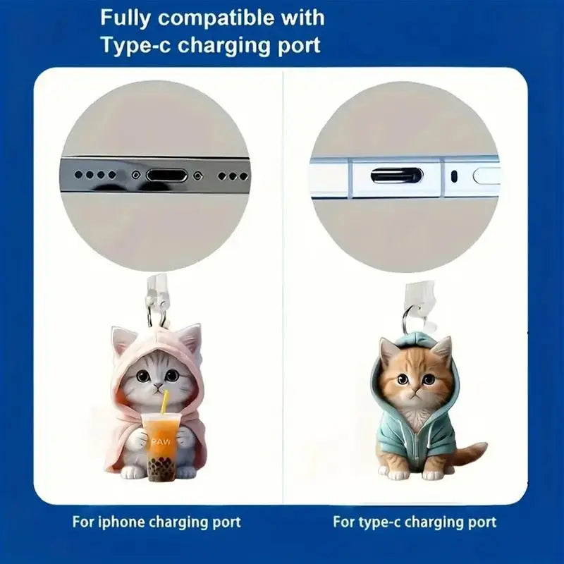 Charger Protector Shockproof Mobile Phone Dust Cover Small Tech Gadgets Phone Accessories Charging Port Maintenance