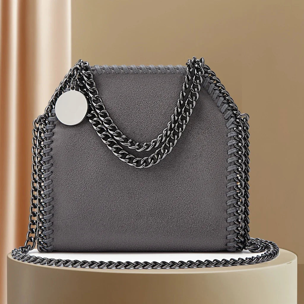 Luxury Designer Women's Chain Crossbody with Quilted Purses and Shoulder Strap  Female Ladies Hand Bags