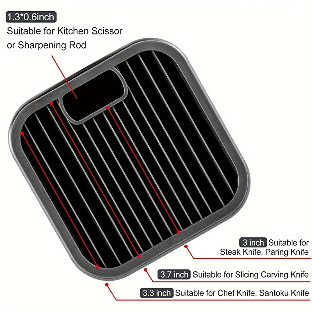 1Pc Single Hole Knife Holder, Kitchen Storage Rack, Vegetable Knife Holder, Household Tool Storage Rack