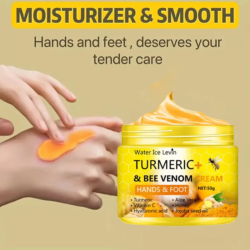 Poison Bee Hand and Foot Cream, a Natural Moisturizing Care Cream for Dry, Flaky Skin, Contains Organic Ingredients, Leaving Skin Soft, Smooth, and Hydrated