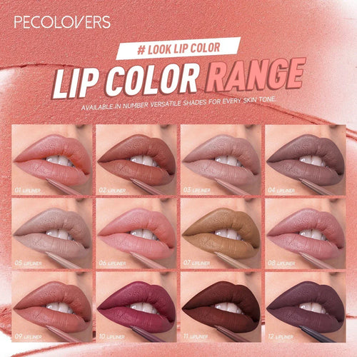 1PC Matte Lip Liner Pen - Long-Lasting, Waterproof, Easy Glide, Moisturizing Suitable for All Skin Types, Lip Makeup