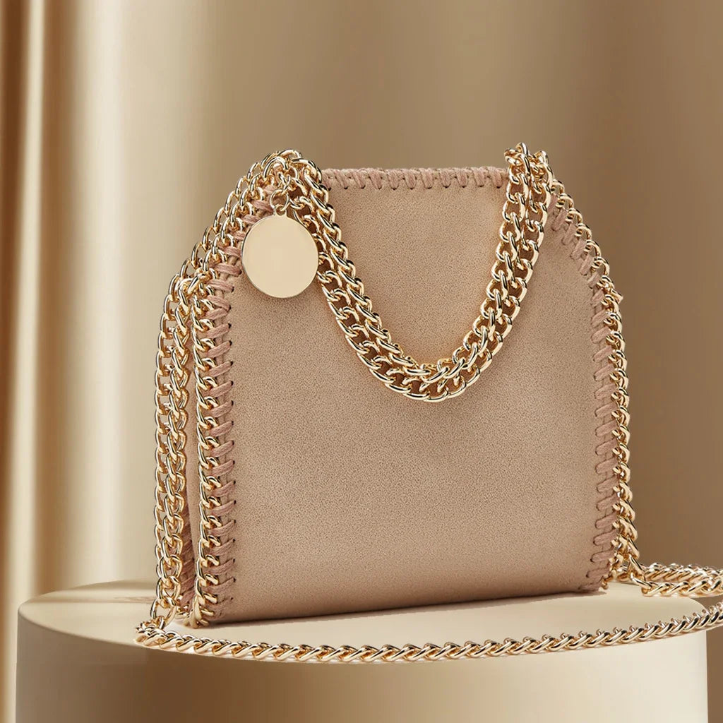 Luxury Designer Women's Chain Crossbody with Quilted Purses and Shoulder Strap  Female Ladies Hand Bags