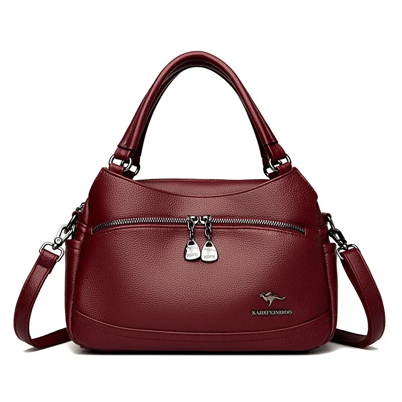 Women's Handbags Trend 2024 Designer Female Leather Shoulder Bags Luxury Brand Ladies Hand Bags Large Capacity Shopping Bag Sac