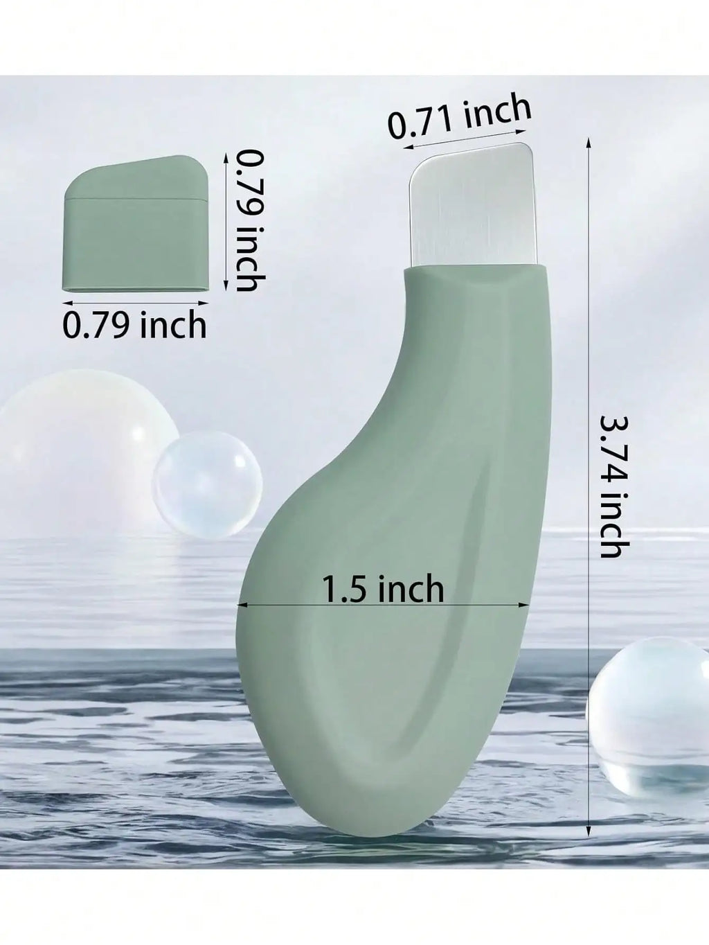 1pc Nose Blackhead Remover Tool Gentle Facial Pore Cleanser Silicone Facial Scraper Skin Scrub Facial Scraper Skin Care Tools