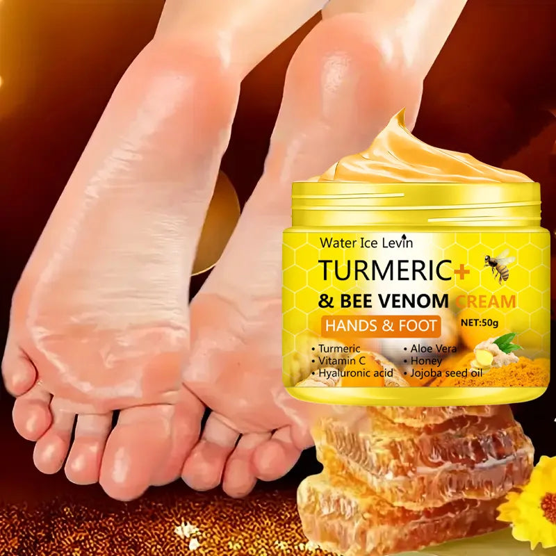 Poison Bee Hand and Foot Cream, a Natural Moisturizing Care Cream for Dry, Flaky Skin, Contains Organic Ingredients, Leaving Skin Soft, Smooth, and Hydrated