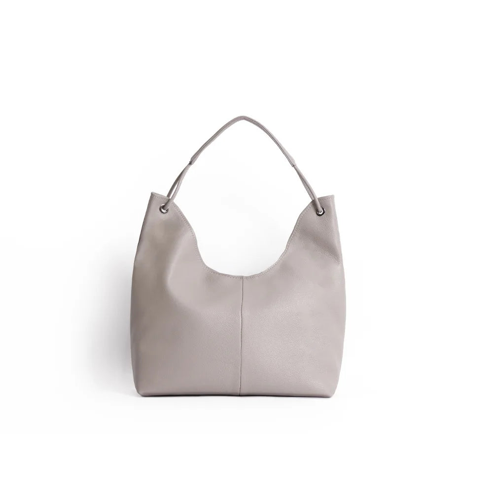 Ladies Handbag Female Bucket Bag Women Shoulder Bag Travel Bag Split Leather Bucket Bag Large Soft Leather Casual Tote