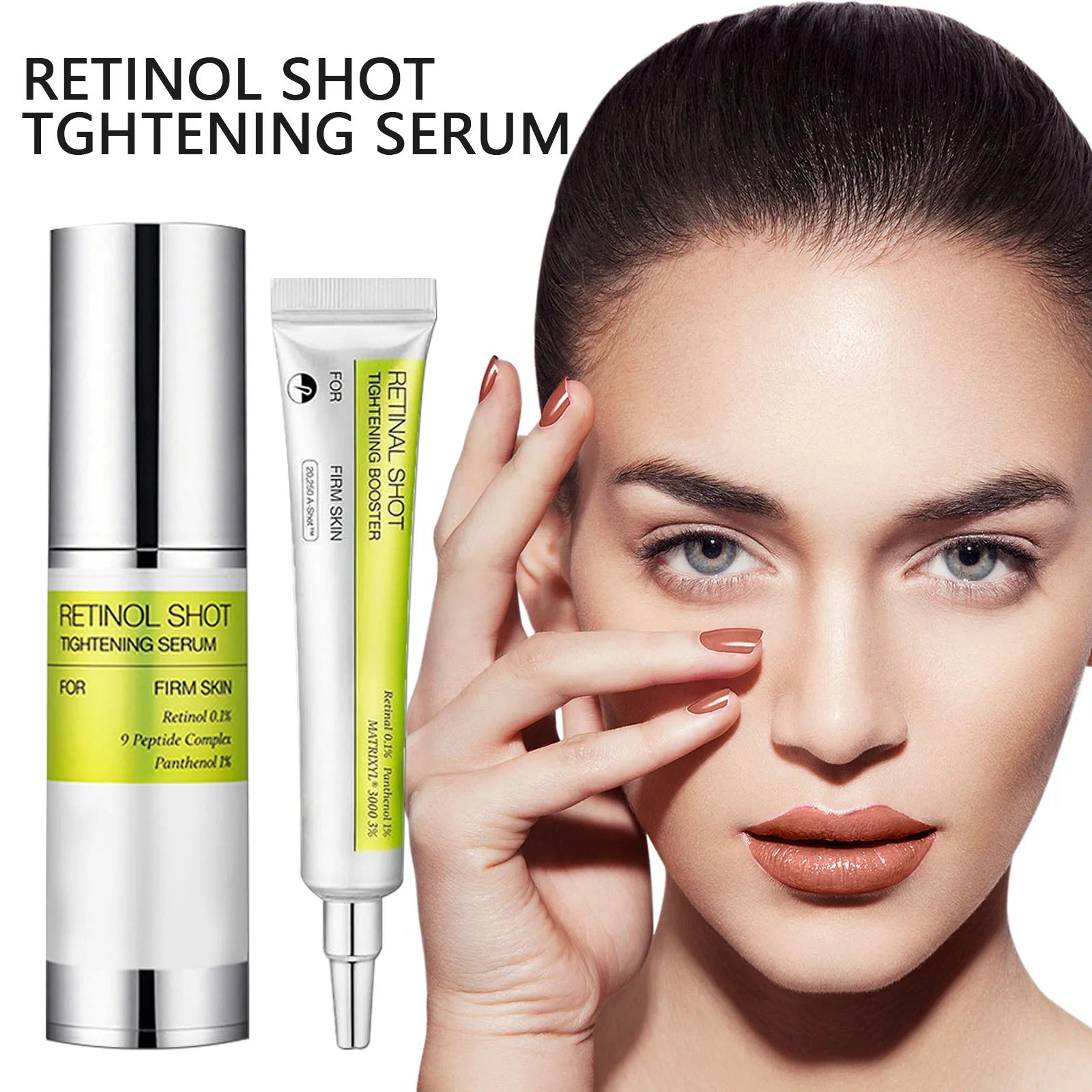 Korean Retinol Tightening Face Serum Firming Wrinkles Eye Cream Hydrating Remove Dark Circles Moisturizer Beauty Skin Care