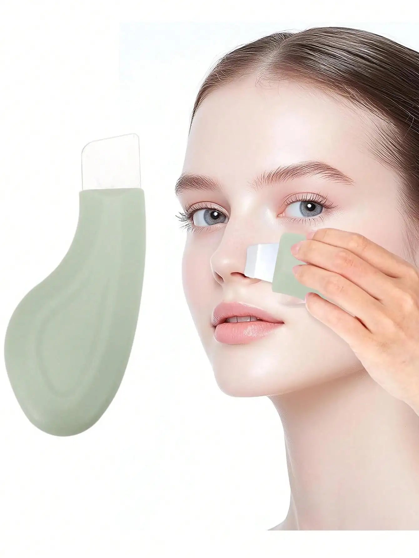 1pc Nose Blackhead Remover Tool Gentle Facial Pore Cleanser Silicone Facial Scraper Skin Scrub Facial Scraper Skin Care Tools