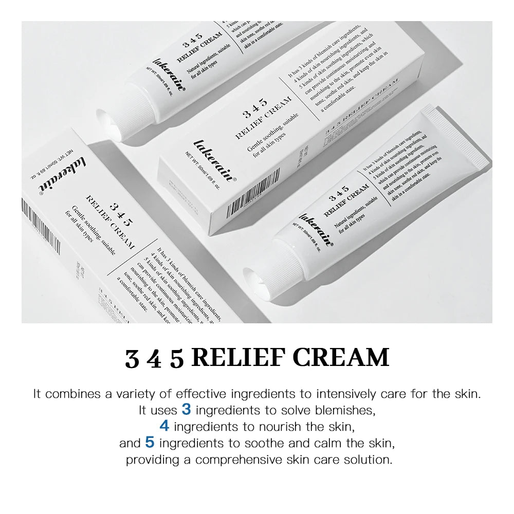 345 Soothing Cream | Daily Face Moisturizer | Spot Treatment || For All Skin Types