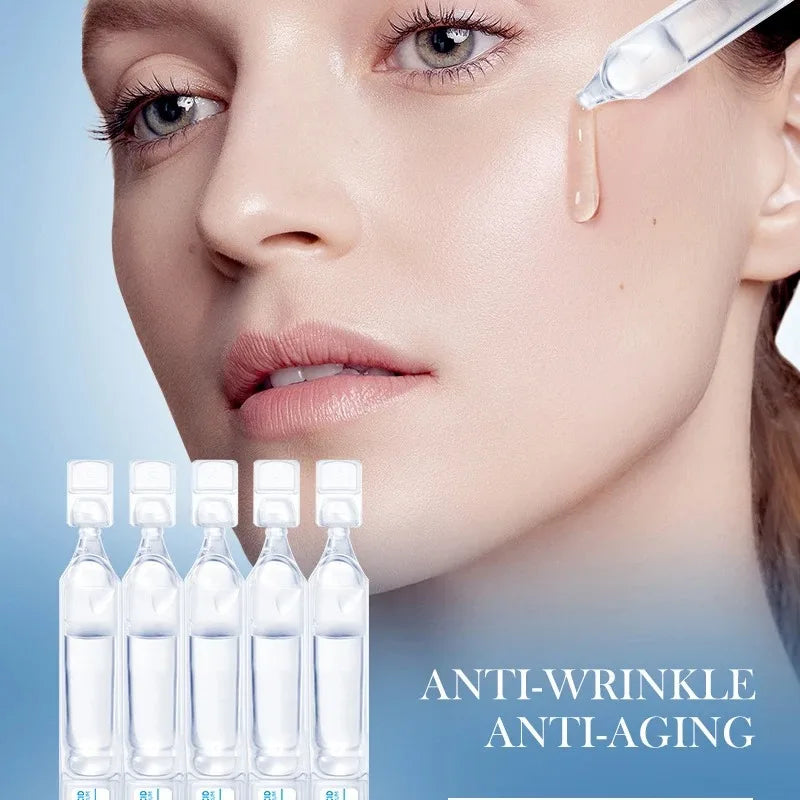 Hyaluronic Acid Face Serum Anti-Aging Deep Nourishment Fullerene Collagen Wrinkle Essence Whitening Lifting Skin Care