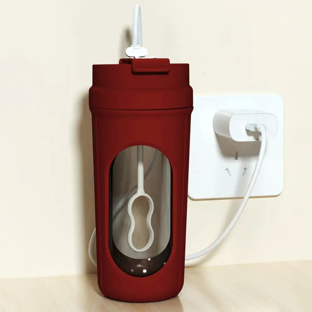 450ML Electric Mixing Mug USB Charging Double Drinking Portable Blender Leak Proof Auto Stirring Coffee Mug Coffee Preparation