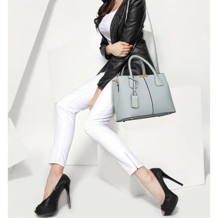 1 Pcs Women Leather Handbags Ladies Hand Bags Purse Fashion Shoulder Bags