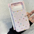 INS Korean Colorful Point Phone Case For Iphone 17 17Pro 17ProMax 16Pro 13 14 15 16 Pro Max 15Pro 14ProMax Phone Cover Fundas