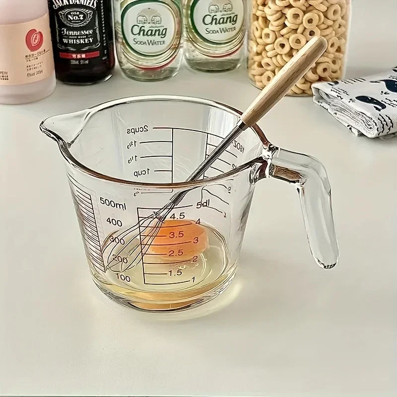 Stainless Steel Mini Egg Beater Wooden Handle Whisk Egg Mixer Baking Baking Set Home Cake Tools Kitchen Accessories