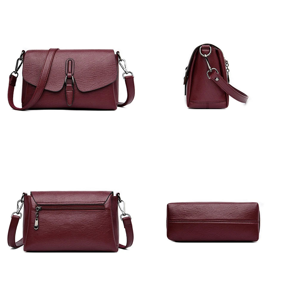 Free Shipping Small Shoulder Messenger Bag for Women Designer Ladies Hand Bags Luxury Leather Purses and Handbags High Quality