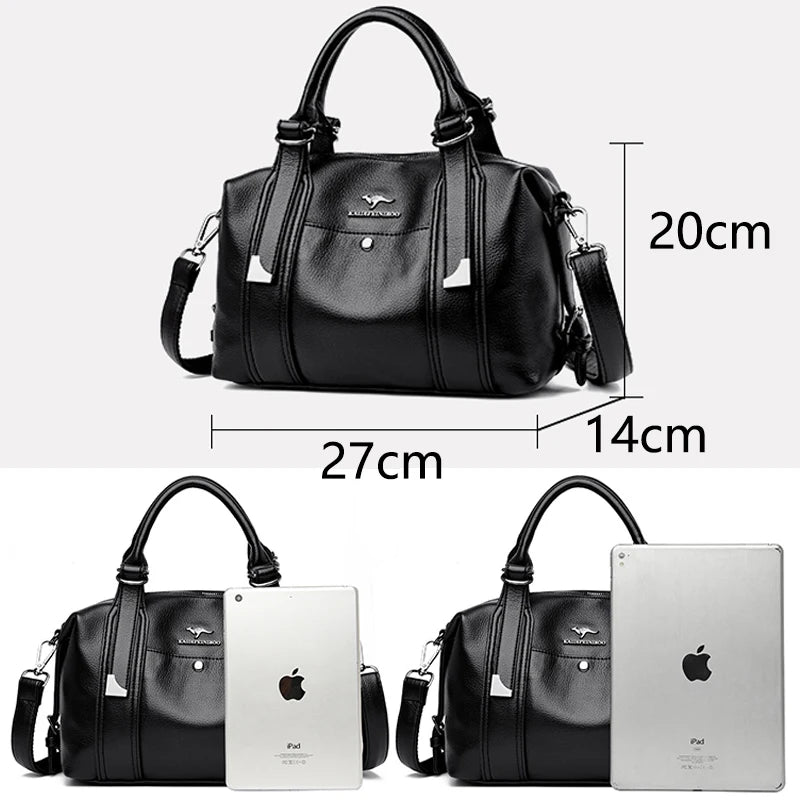Luxury Handbags Woman Bags Designer Big Shoulder Bags for Women's 2024 Trendy Large Capacity Ladies Leather Hand Casual Tote Bag