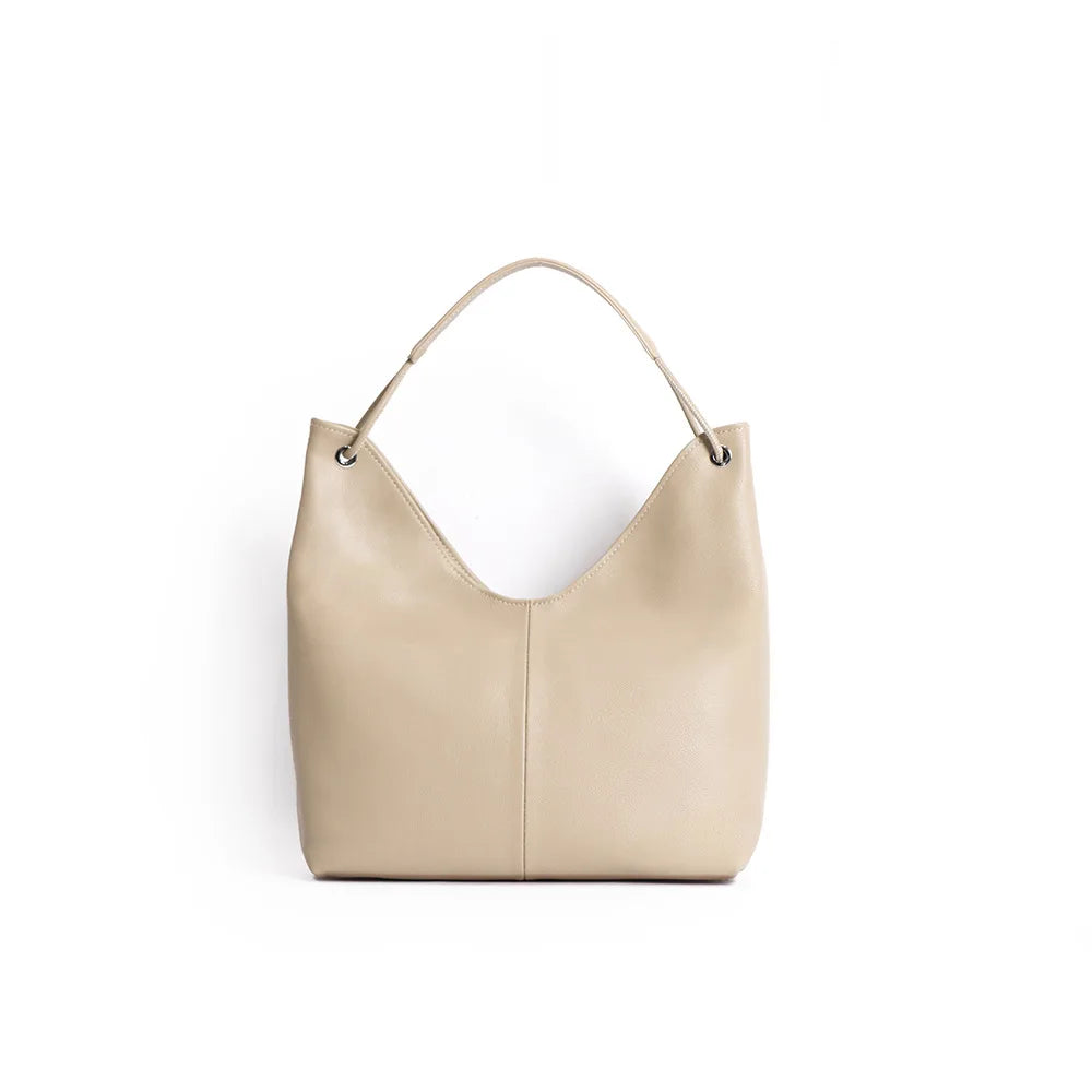 Ladies Handbag Female Bucket Bag Women Shoulder Bag Travel Bag Split Leather Bucket Bag Large Soft Leather Casual Tote