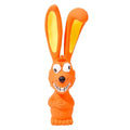 Dog Latex Chew Toy Naughty Rabbit Squeaky Long Ears Natural Rubber Puppy Teething Durable Pet Supplies