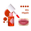 4 Color Fruity Lip Tint Water Gloss Tint, Moisturizing Waterproof Liquid Lipstick, Non-Stick, High Pigment, Long-Lasting Colors