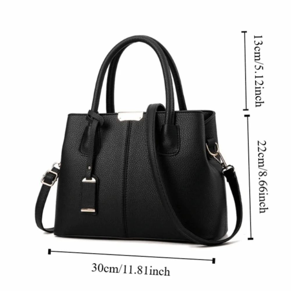 High Quality PU Ladies Hand Bags Fashion Casual Versatile Underarm Bag Elegant Large Capacity Crossbody Messenger Bag Women