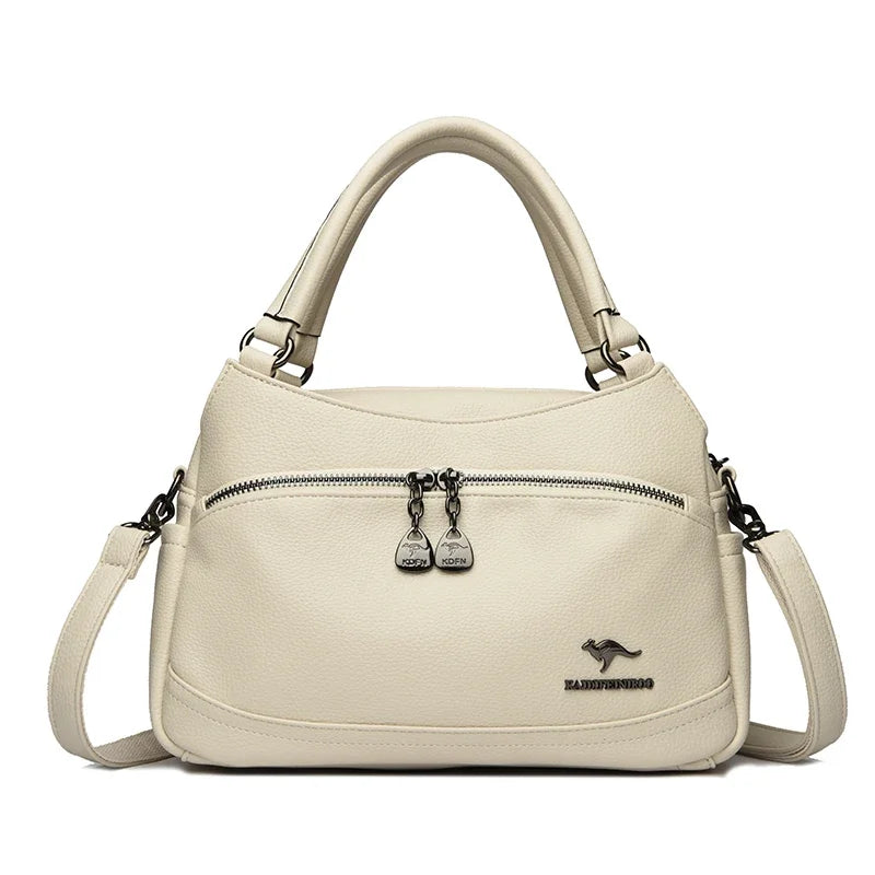 Women's Handbags Trend 2024 Designer Female Leather Shoulder Bags Luxury Brand Ladies Hand Bags Large Capacity Shopping Bag Sac