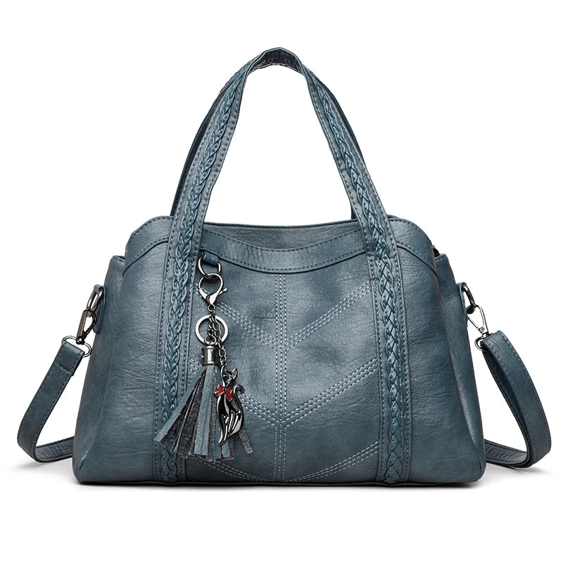 Luxury Handbags Women Leather Shoulder Bags Designer Ladies Crossbody Hand Bags for Women 2025 High Capacity Casual Tote Bag Sac
