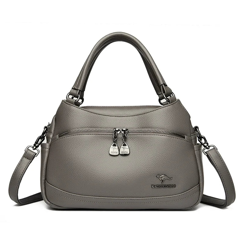 Women's Handbags Trend 2024 Designer Female Leather Shoulder Bags Luxury Brand Ladies Hand Bags Large Capacity Shopping Bag Sac