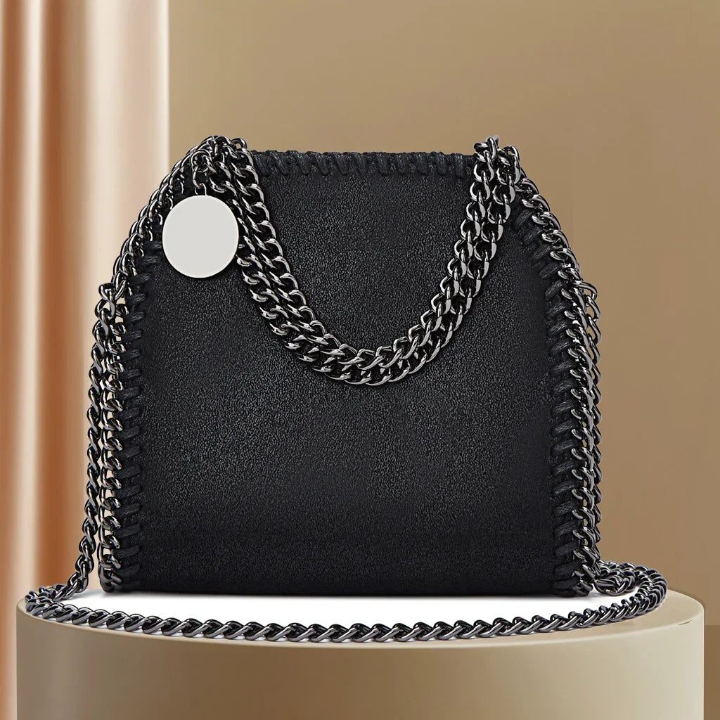 Luxury Designer Women's Chain Crossbody with Quilted Purses and Shoulder Strap  Female Ladies Hand Bags