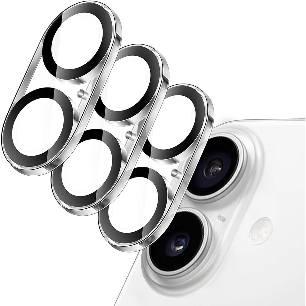 3PCS Tempered Glass Camera Lens Protector Cover for iPhone 17 2025 16 Plus 16Plus iPhone17 iPhone16 Phone Protection Accessories
