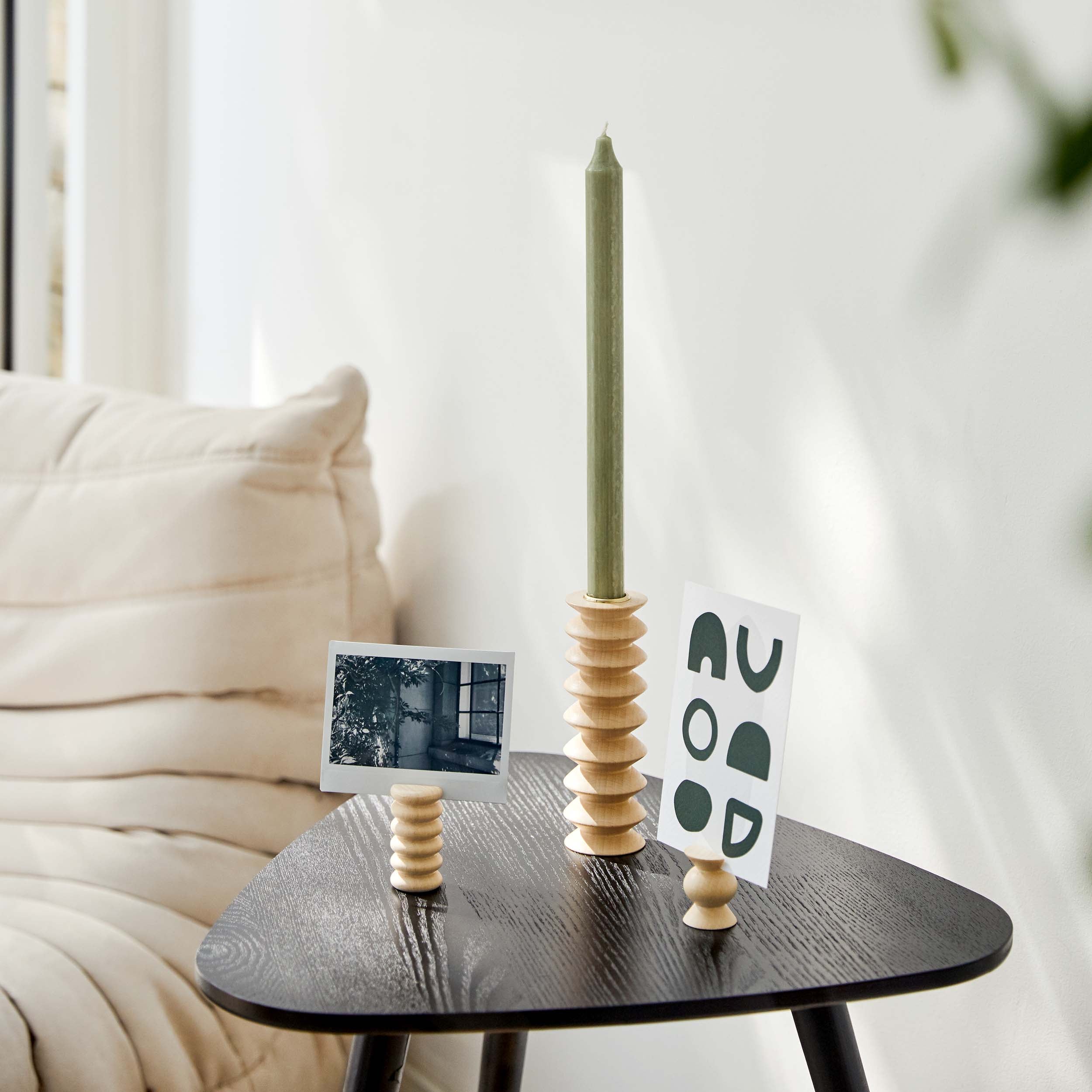 Totem Wooden Candle Holder - Tall Nº 2